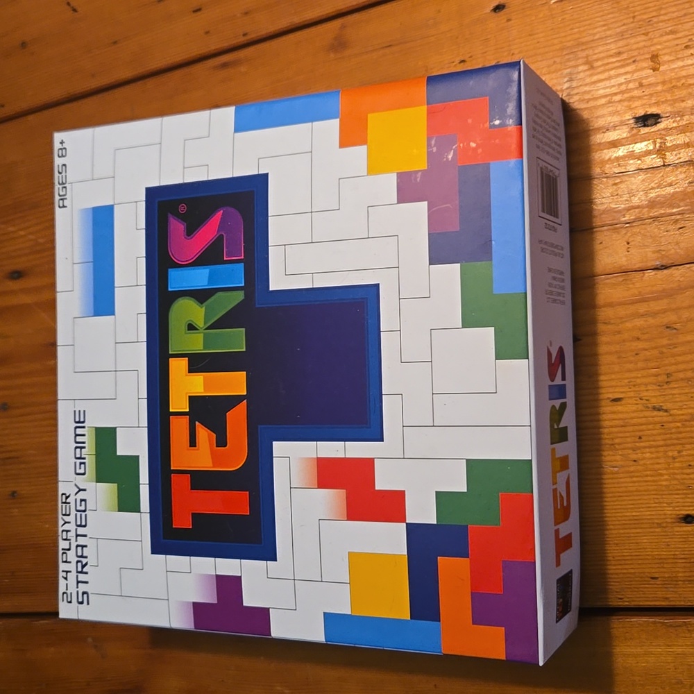 Tetris board game all pieces never played